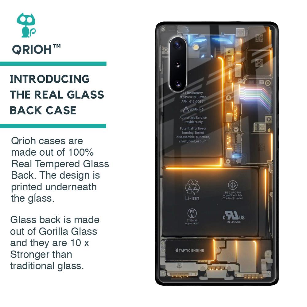 Glow Up Skeleton Glass Case for Samsung Galaxy Note 10