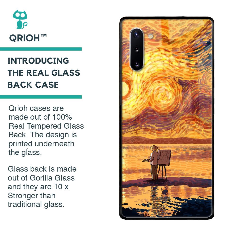 Sunset Vincent Glass Case for Samsung Galaxy Note 10