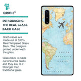 Travel Map Glass Case for Samsung Galaxy Note 10