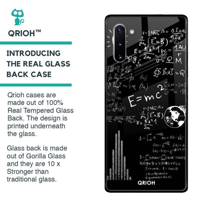 Funny Math Glass Case for Samsung Galaxy Note 10