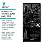 Funny Math Glass Case for Samsung Galaxy Note 10