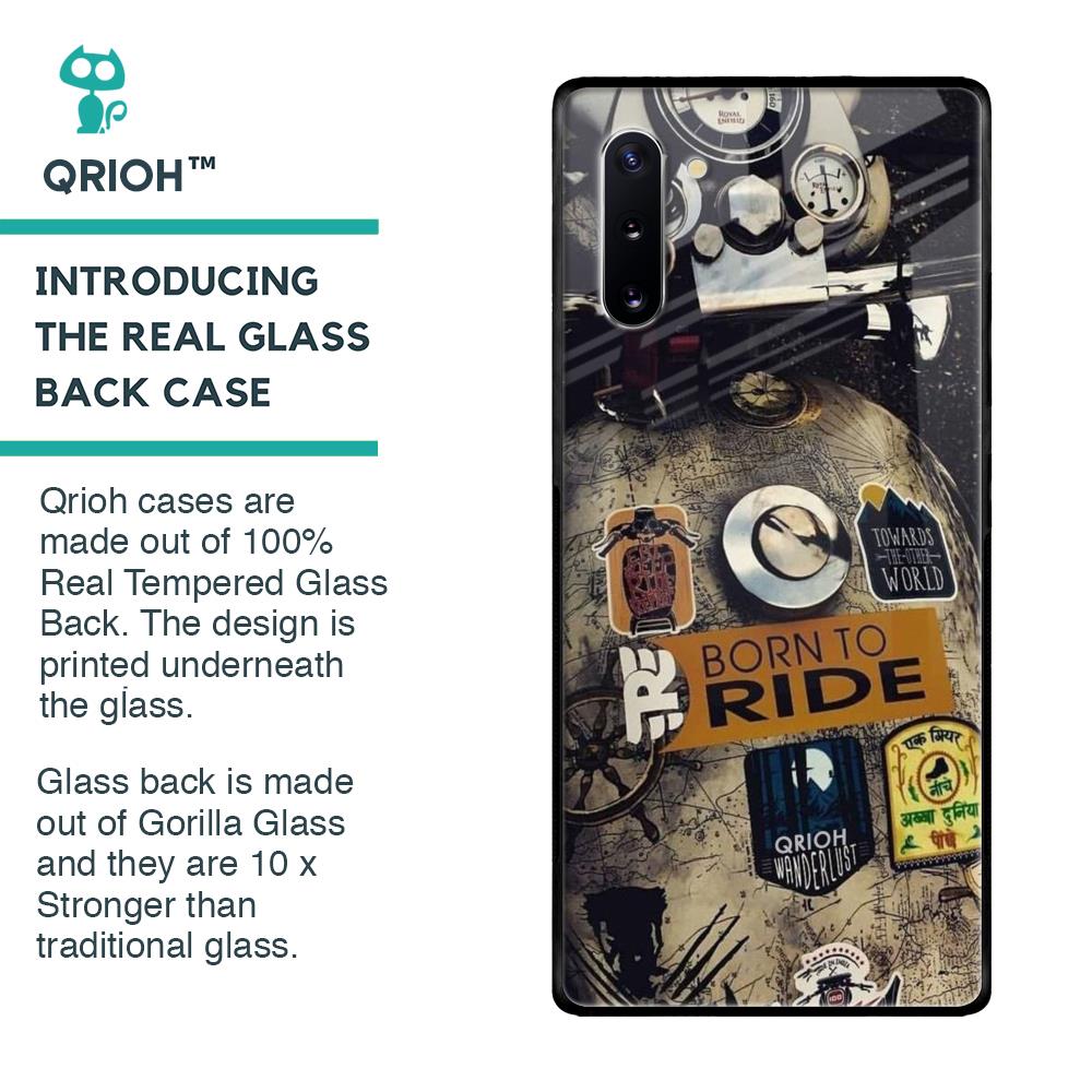 Ride Mode On Glass Case for Samsung Galaxy Note 10