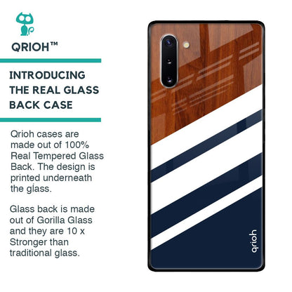 Bold Stripes Glass case for Samsung Galaxy Note 10