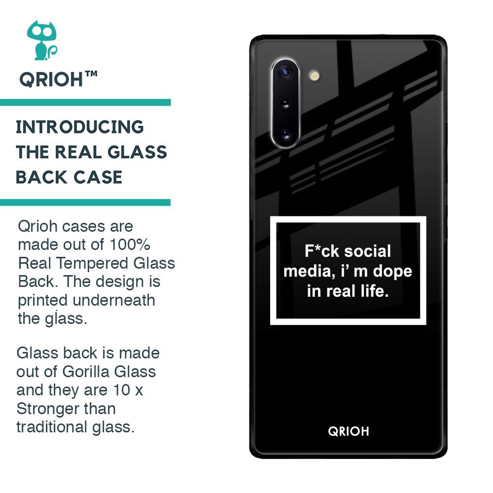 Dope In Life Glass Case for Samsung Galaxy Note 10