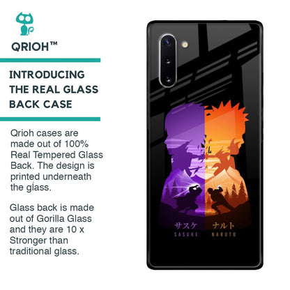 Minimalist Anime Glass Case for Samsung Galaxy Note 10