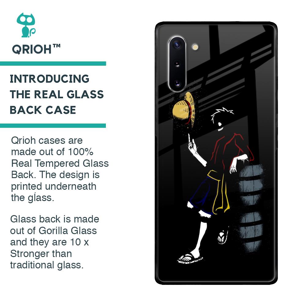 Luffy Line Art Glass Case for Samsung Galaxy Note 10
