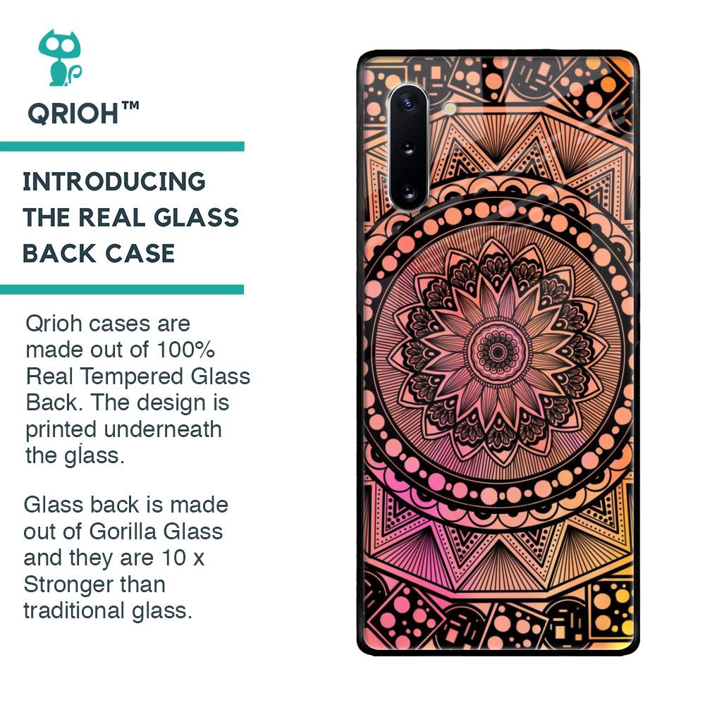 Floral Mandala Glass Case for Samsung Galaxy Note 10