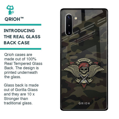Army Warrior Glass Case for Samsung Galaxy Note 10