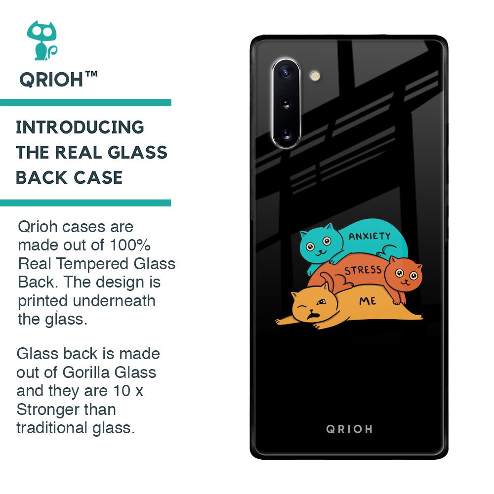 Anxiety Stress Glass Case for Samsung Galaxy Note 10