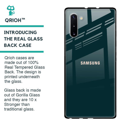 Hunter Green Glass Case For Samsung Galaxy Note 10