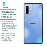 Vibrant Blue Texture Glass Case for Samsung Galaxy Note 10