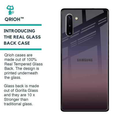 Grey Ombre Glass Case for Samsung Galaxy Note 10