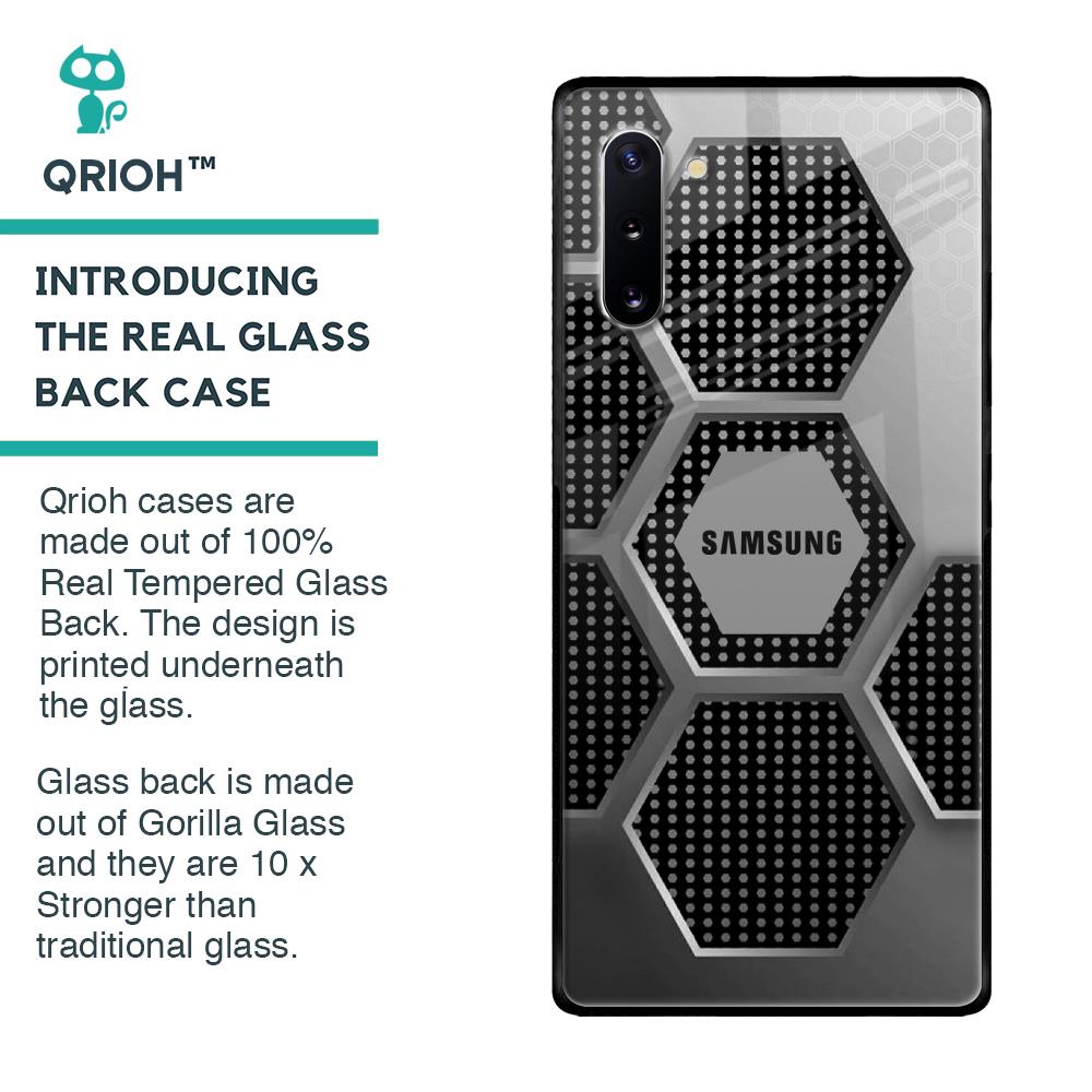 Hexagon Style Glass Case For Samsung Galaxy Note 10