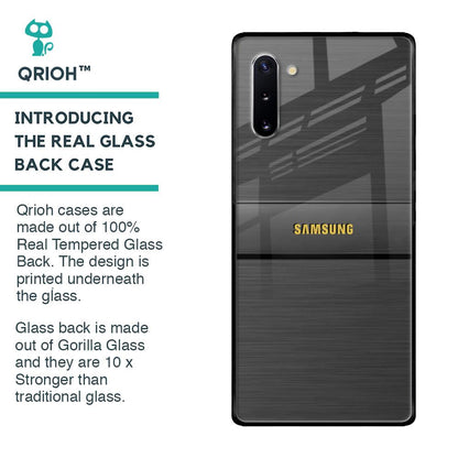 Grey Metallic Glass Case For Samsung Galaxy Note 10