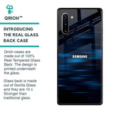 Blue Rough Abstract Glass Case for Samsung Galaxy Note 10