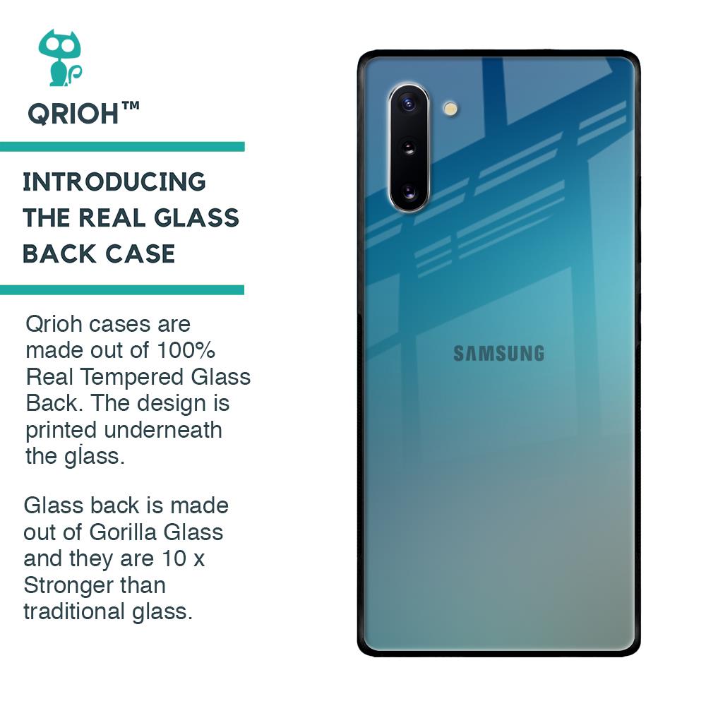Sea Theme Gradient Glass Case for Samsung Galaxy Note 10