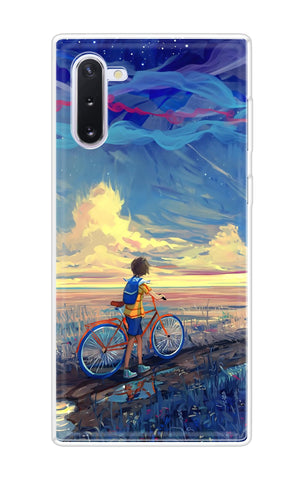 Riding Bicycle to Dreamland Samsung Galaxy Note 10 Back Cover