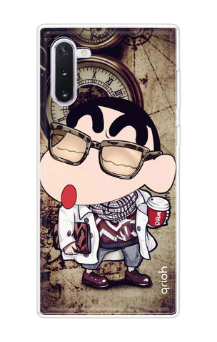 Nerdy Shinchan Samsung Galaxy Note 10 Back Cover