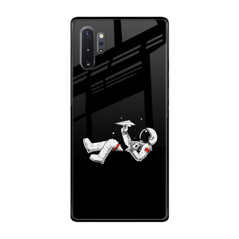 Space Traveller Samsung Galaxy Note 10 Plus Glass Back Cover Online
