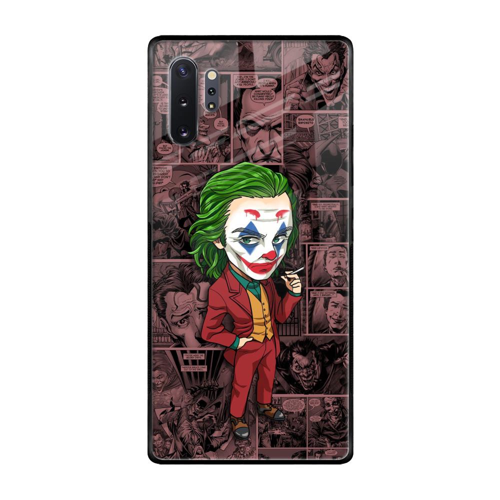 Joker Cartoon Samsung Galaxy Note 10 Plus Glass Back Cover Online