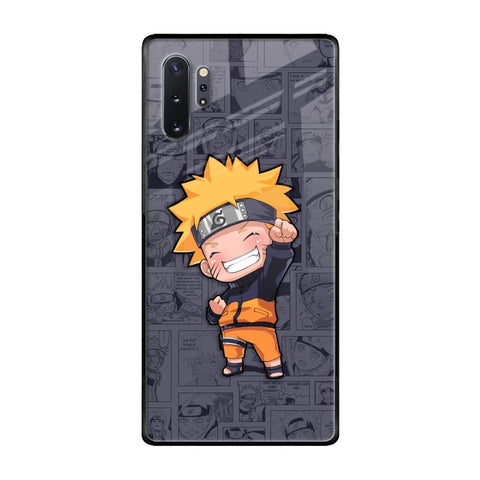 Orange Chubby Samsung Galaxy Note 10 Plus Glass Back Cover Online