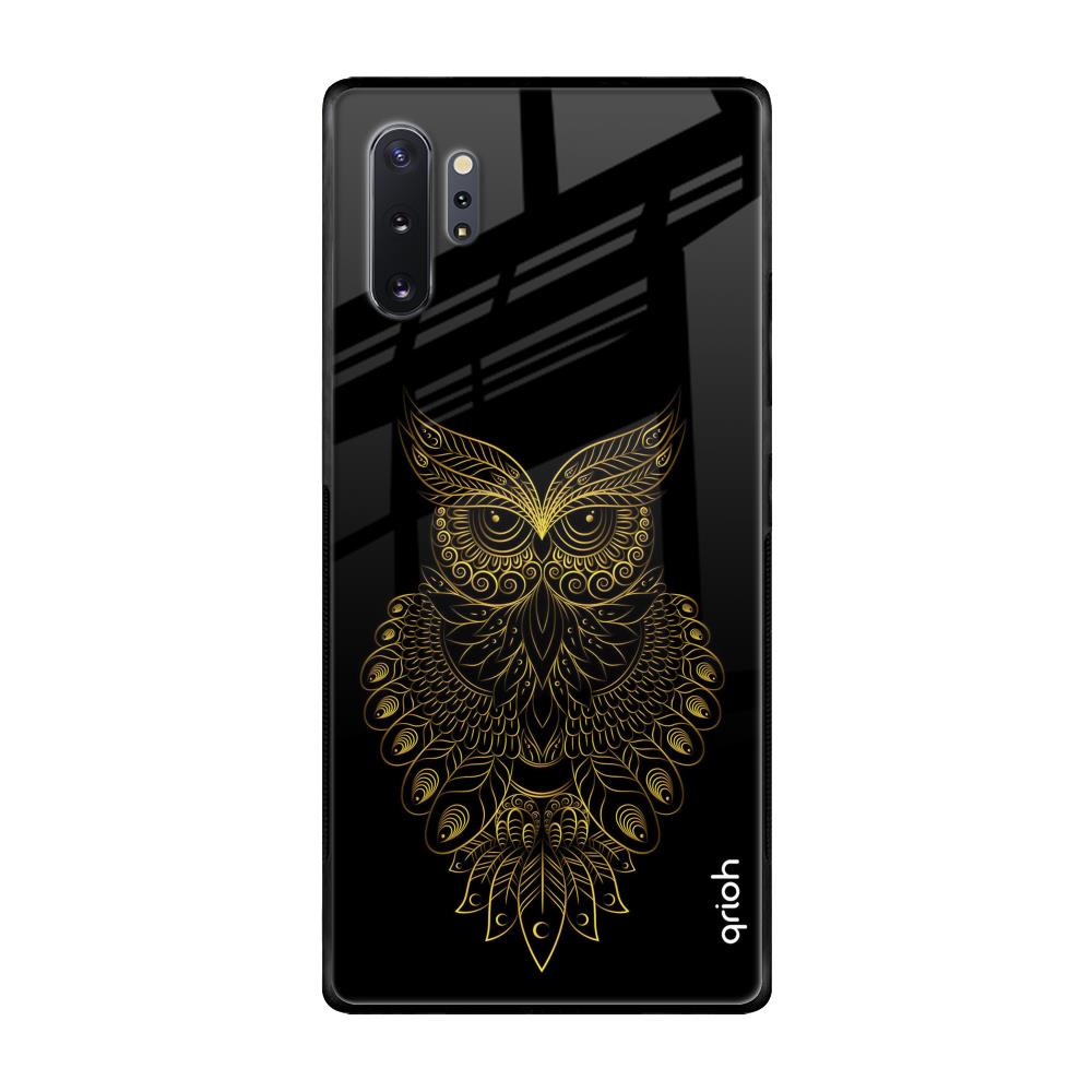 Golden Owl Samsung Galaxy Note 10 Plus Glass Back Cover Online