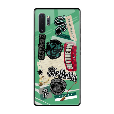 Slytherin Samsung Galaxy Note 10 Plus Glass Back Cover Online