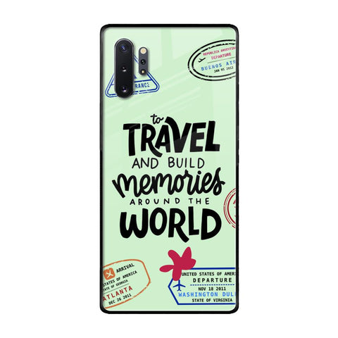 Travel Stamps Samsung Galaxy Note 10 Plus Glass Back Cover Online