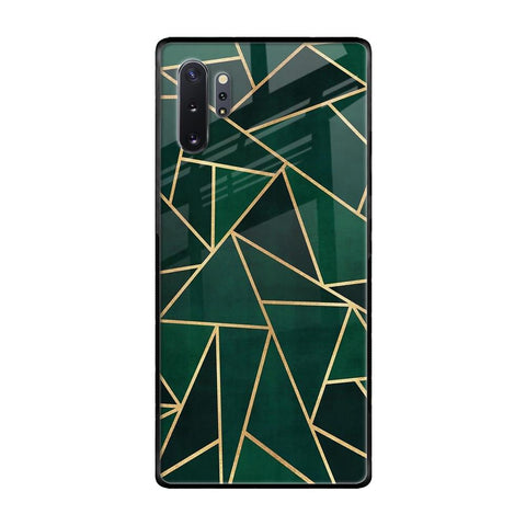 Abstract Green Samsung Galaxy Note 10 Plus Glass Back Cover Online