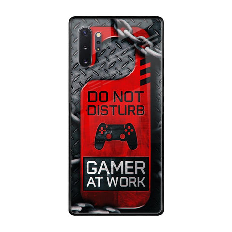 Do No Disturb Samsung Galaxy Note 10 Plus Glass Back Cover Online