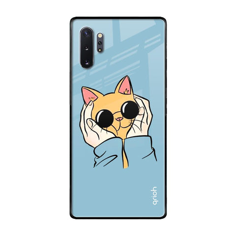 Adorable Cute Kitty Samsung Galaxy Note 10 Plus Glass Back Cover Online