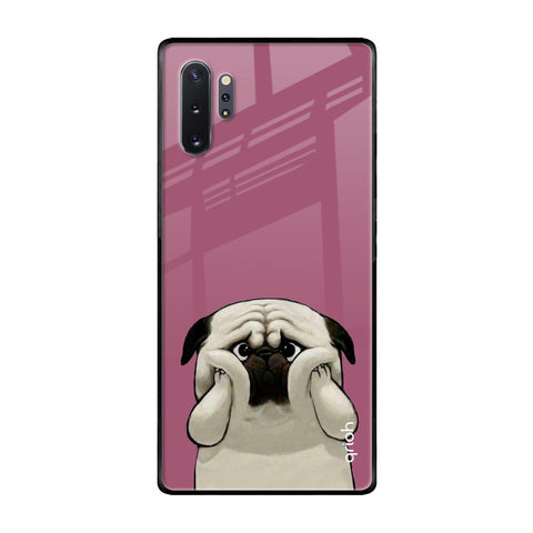 Funny Pug Face Samsung Galaxy Note 10 Plus Glass Back Cover Online