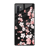 Black Cherry Blossom Samsung Galaxy Note 10 Plus Glass Back Cover Online