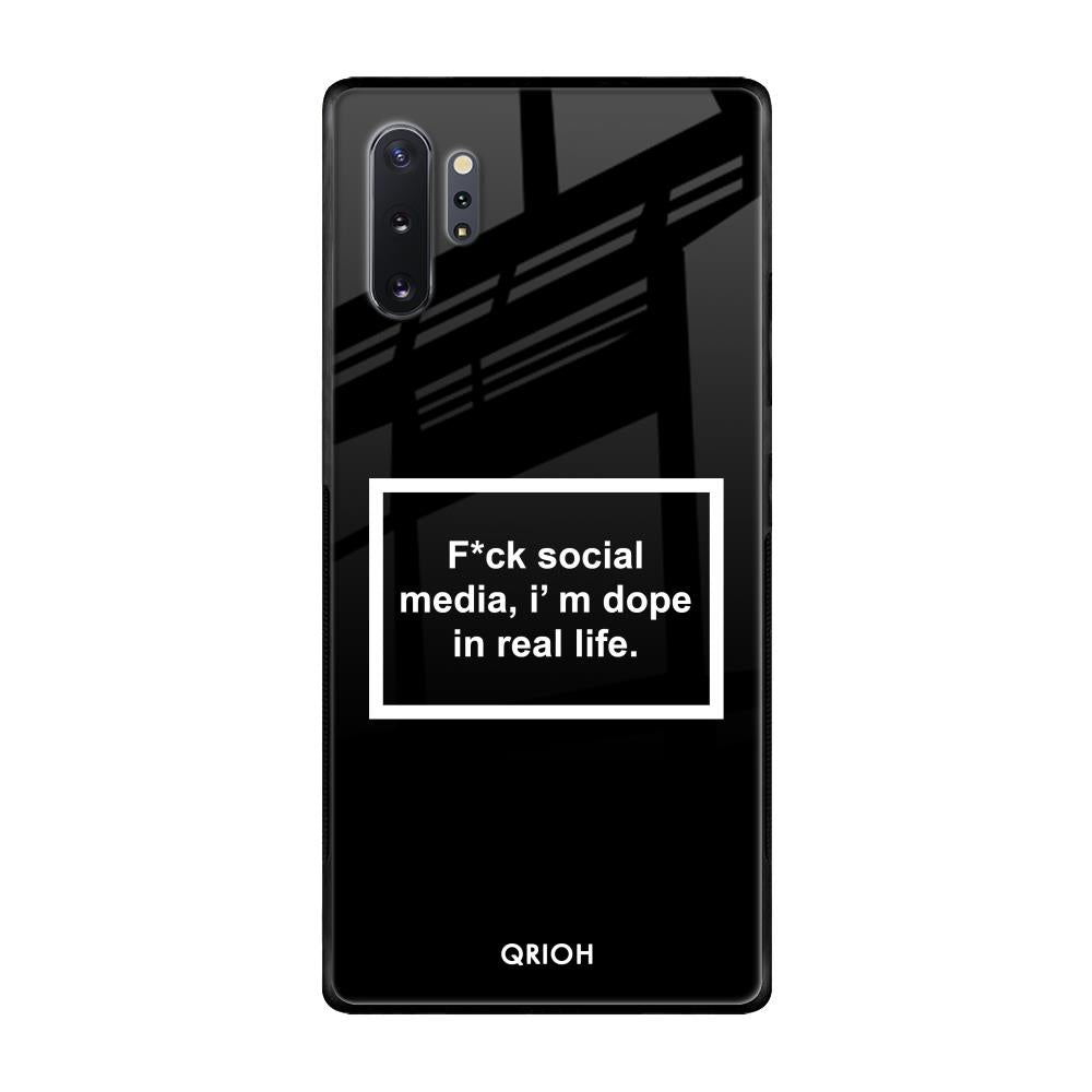 Dope In Life Samsung Galaxy Note 10 Plus Glass Back Cover Online
