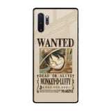 Luffy Wanted Samsung Galaxy Note 10 Plus Glass Back Cover Online