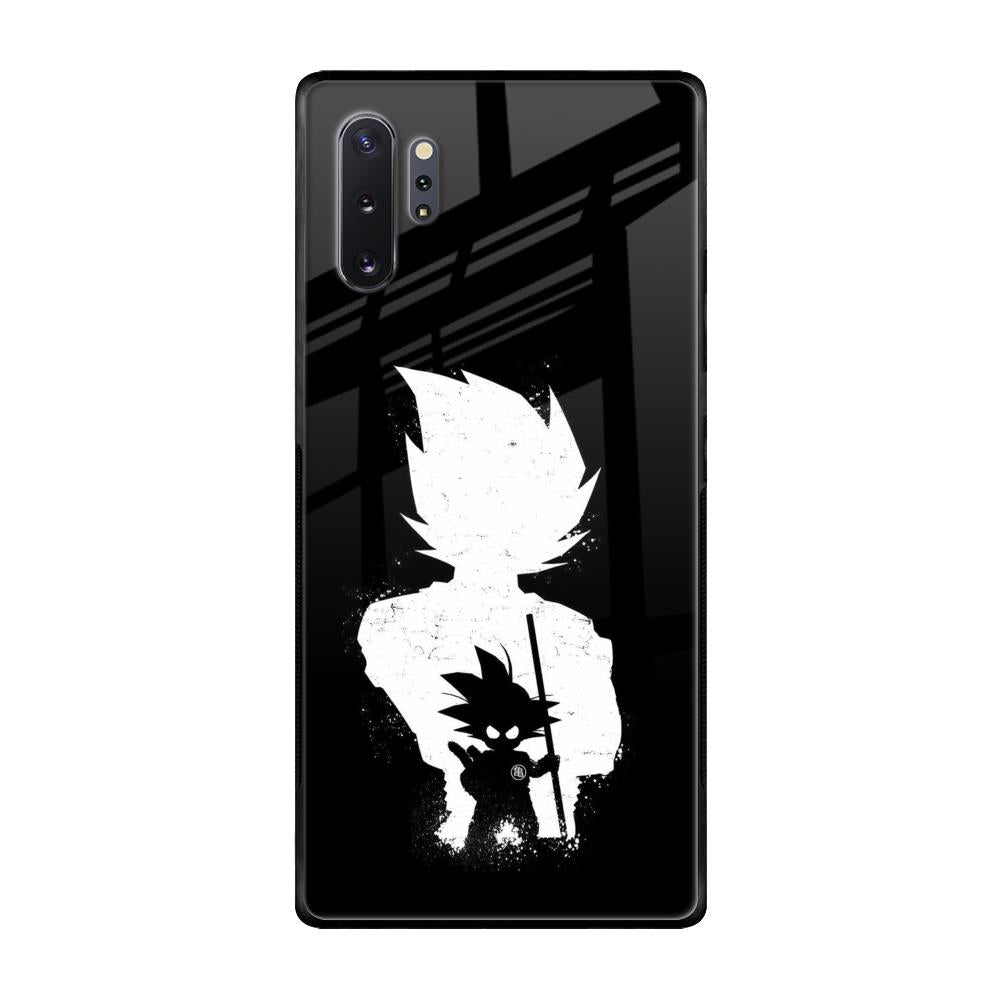 Monochrome Goku Samsung Galaxy Note 10 Plus Glass Back Cover Online