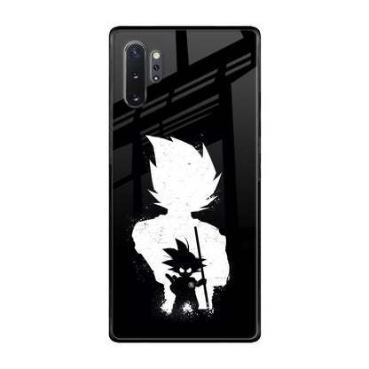 Monochrome Goku Samsung Galaxy Note 10 Plus Glass Back Cover Online