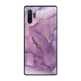 Purple Gold Marble Samsung Galaxy Note 10 Plus Glass Back Cover Online