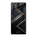 Sleek Golden & Navy Samsung Galaxy Note 10 Plus Glass Back Cover Online