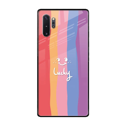 Lucky Abstract Samsung Galaxy Note 10 Plus Glass Back Cover Online
