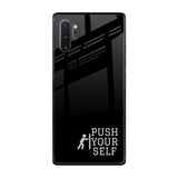 Push Your Self Samsung Galaxy Note 10 Plus Glass Back Cover Online