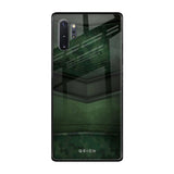 Green Leather Samsung Galaxy Note 10 Plus Glass Back Cover Online