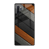 Tri Color Wood Samsung Galaxy Note 10 Plus Glass Back Cover Online