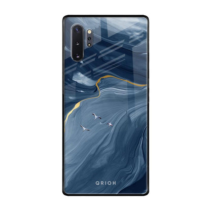 Deep Ocean Marble Samsung Galaxy Note 10 Plus Glass Back Cover Online