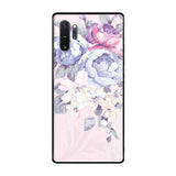 Elegant Floral Samsung Galaxy Note 10 Plus Glass Back Cover Online