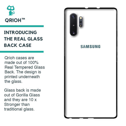 Arctic White Glass Case for Samsung Galaxy Note 10 Plus