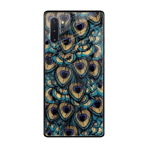 Peacock Feathers Samsung Galaxy Note 10 Plus Glass Cases & Covers Online