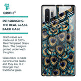 Peacock Feathers Glass case for Samsung Galaxy Note 10 Plus