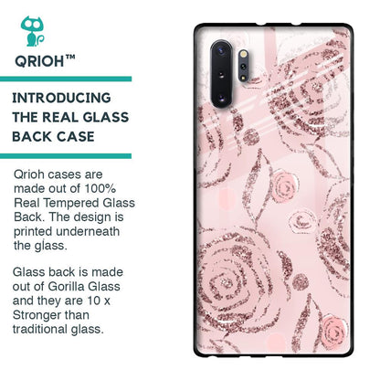 Shimmer Roses Glass case for Samsung Galaxy Note 10 Plus
