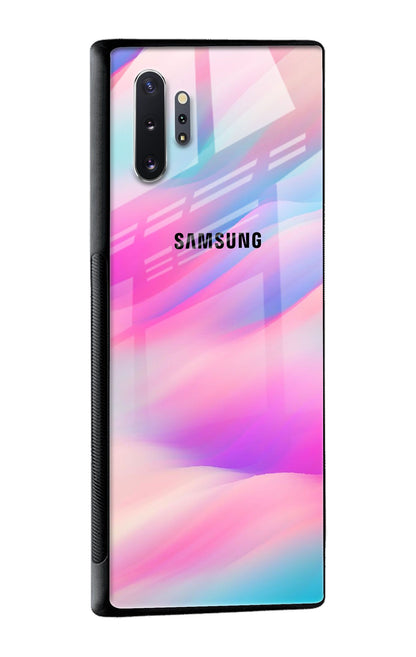 Colorful Waves Glass case for Samsung Galaxy Note 10 Plus